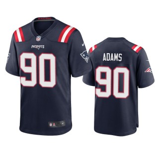 New England Patriots Montravius Adams Navy Game Jersey