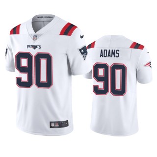 Montravius Adams New England Patriots White Vapor Limited Jersey