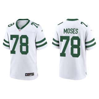 Men's Morgan Moses Jets White Legacy Game Jersey