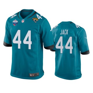 Jacksonville Jaguars Myles Jack Teal 2021 London Games Patch Game Jersey