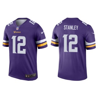 Men's Minnesota Vikings Nate Stanley Purple Legend Jersey
