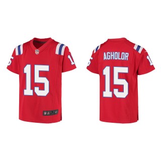 Nelson Agholor Youth New England Patriots Red Game Jersey