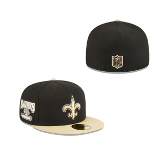 New Orleans Saints Throwback Hidden Fitted Hat