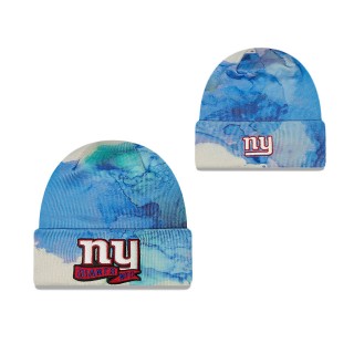 Men's New York Giants Royal 2022 Sideline Ink Dye Cuffed Knit Hat