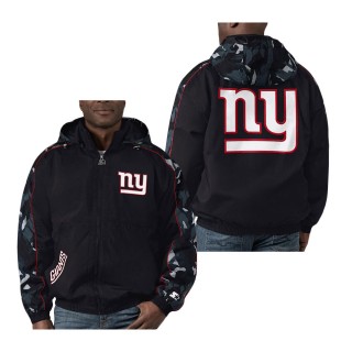 New York Giants Starter Black Thursday Night Gridiron Full-Zip Hoodie