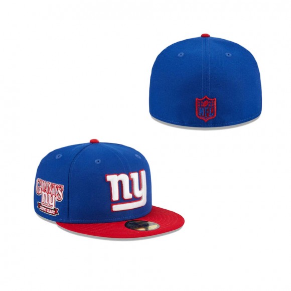 New York Giants Throwback Hidden Fitted Hat