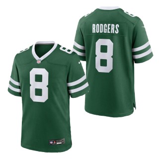 New York Jets Aaron Rodgers Legacy Green Game Jersey