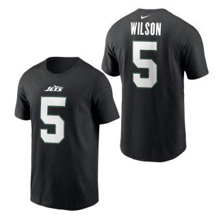 Men's New York Jets Garrett Wilson Black T-Shirt