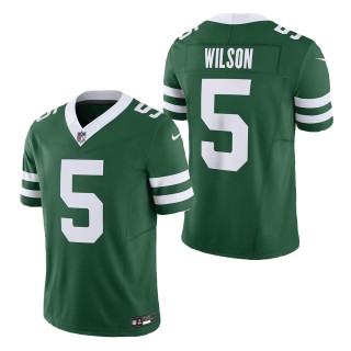 New York Jets Garrett Wilson Legacy Green Vapor F.U.S.E. Limited Jersey