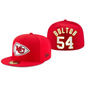Kansas City Chiefs Nick Bolton Red Omaha 59FIFTY Fitted Hat
