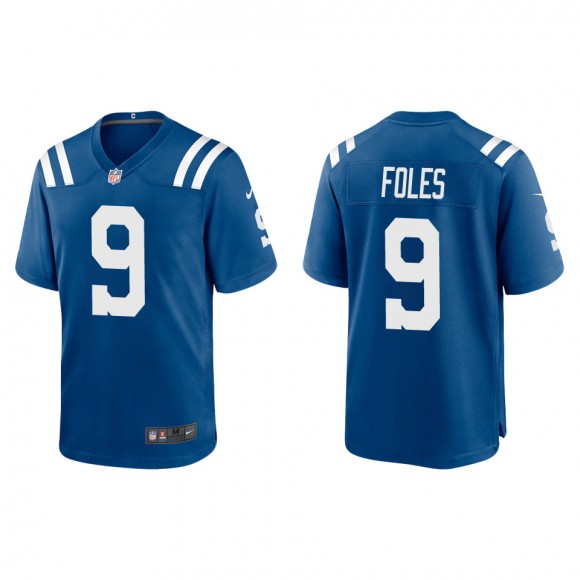Men's Indianapolis Colts Nick Foles Royal Game Jersey