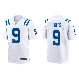 Men's Indianapolis Colts Nick Foles White Game Jersey