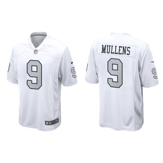 Men's Las Vegas Raiders Nick Mullens White Alternate Game Jersey