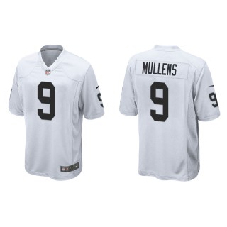 Men's Las Vegas Raiders Nick Mullens White Game Jersey