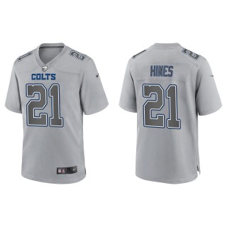 Nyheim Hines Men's Indianapolis Colts Gray Atmosphere Fashion Game Jersey