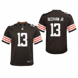 Youth Cleveland Browns Odell Beckham Jr. Game Jersey - Brown
