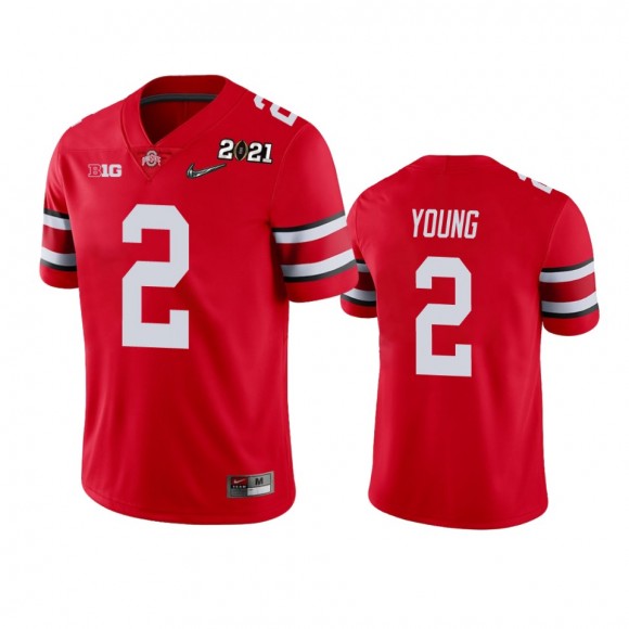 Ohio State Buckeyes Chase Young Scarlet 2021 National Championship Jersey