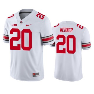 Ohio State Buckeyes Pete Werner White Game College Football Jersey