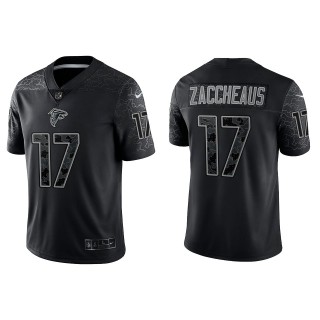 Olamide Zaccheaus Atlanta Falcons Black Reflective Limited Jersey