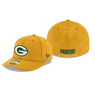 Green Bay Packers Gold Omaha Low Profile 59FIFTY Team Hat