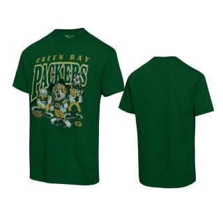 Green Bay Packers Green Disney Mickey Huddle T-Shirt
