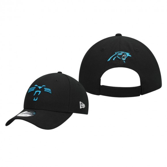 Carolina Panthers Black Deceptor 9FORTY Adjustable Hat