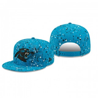 Carolina Panthers Blue Splatter 9FIFTY Snapback Hat