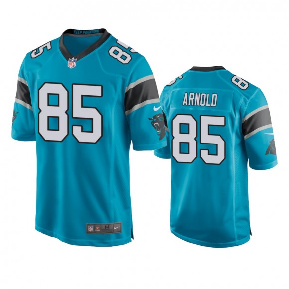 Carolina Panthers Dan Arnold Blue Game Jersey