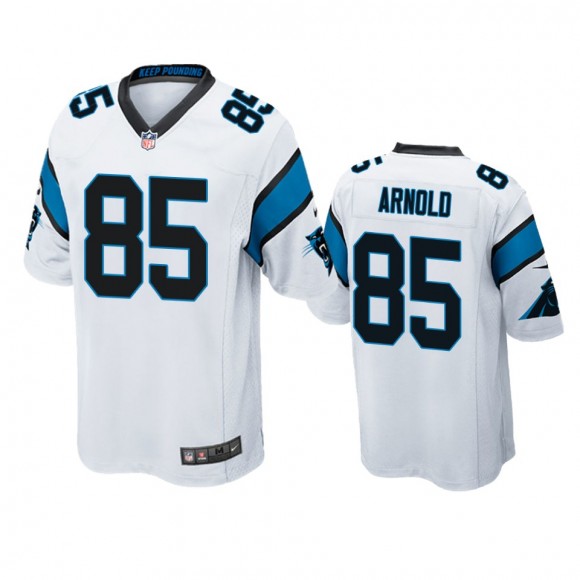 Carolina Panthers Dan Arnold White Game Jersey