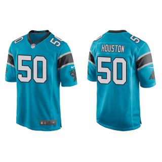 Justin Houston Panthers Blue Game Jersey