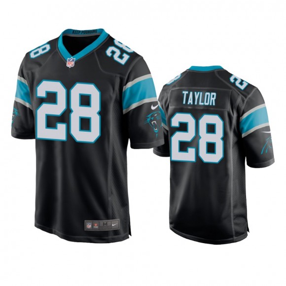 Carolina Panthers Keith Taylor Black Game Jersey