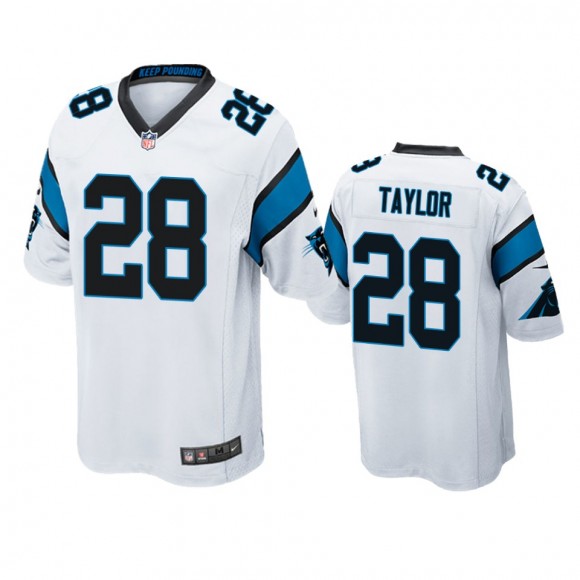 Carolina Panthers Keith Taylor White Game Jersey