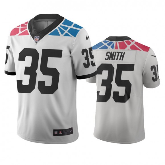 Carolina Panthers Rodney Smith White City Edition Vapor Limited Jersey