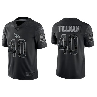 Pat Tillman Arizona Cardinals Black Reflective Limited Jersey