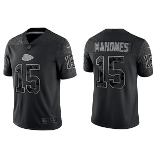 Patrick Mahomes Kansas City Chiefs Black Reflective Limited Jersey