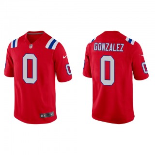 Christian Gonzalez Red 2023 NFL Draft Alternate Game Jersey