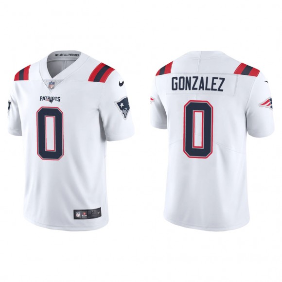 Christian Gonzalez White 2023 NFL Draft Vapor Limited Jersey