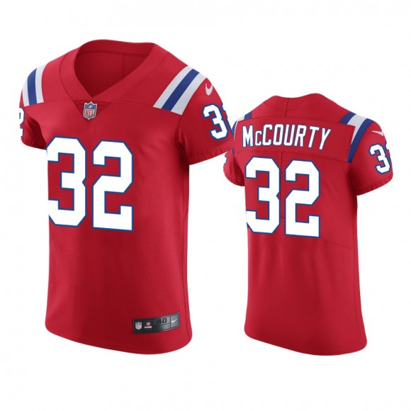 New England Patriots Devin McCourty Red Vapor Elite Jersey - Men's