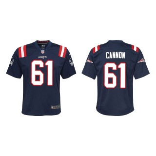 Youth New England Patriots Marcus Cannon Navy Game Jersey