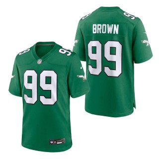 Eagles Jerome Brown Kelly Green Alternate Game Jersey