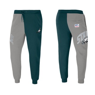 Men's Philadelphia Eagles NFL x Staple Green Split Logo Fleece Pants