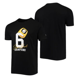 Men's Pittsburgh Steelers Black Local Count the Rings T-Shirt