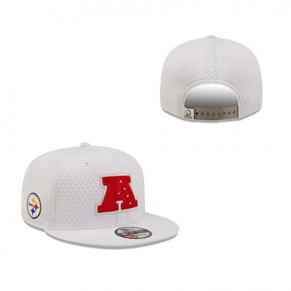 Men's Pittsburgh Steelers White AFC Pro Bowl 9FIFTY Snapback Hat