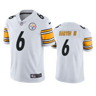 Pittsburgh Steelers Pressley Harvin III White Vapor Limited Jersey