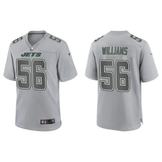 Quincy Williams Men's New York Jets Gray Atmosphere Fashion Game Jersey