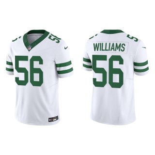 Quincy Williams Jets White Legacy Vapor F.U.S.E. Limited Jersey