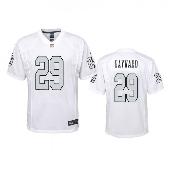 Las Vegas Raiders Casey Hayward White Color Rush Game Jersey