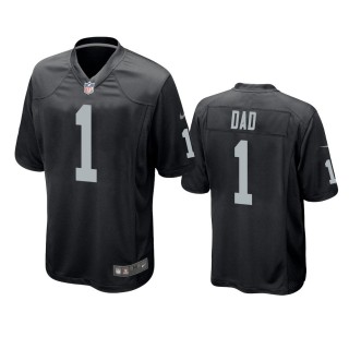 Las Vegas Raiders Dad Black 2021 Fathers Day Game Jersey