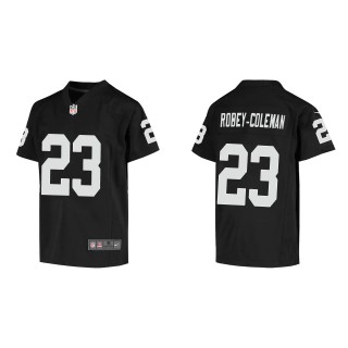 Youth Las Vegas Raiders Nickell Robey-Coleman Black Game Jersey