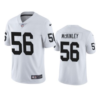 Takkarist McKinley Las Vegas Raiders White Vapor Limited Jersey